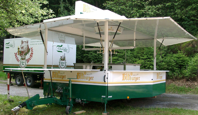 Bitburger Ausschankwagen Bitburger Ausschankwagen
